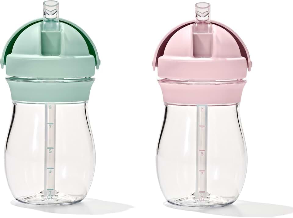OXO Tot Transitions Straw Cup, 9 oz, 2-Pack