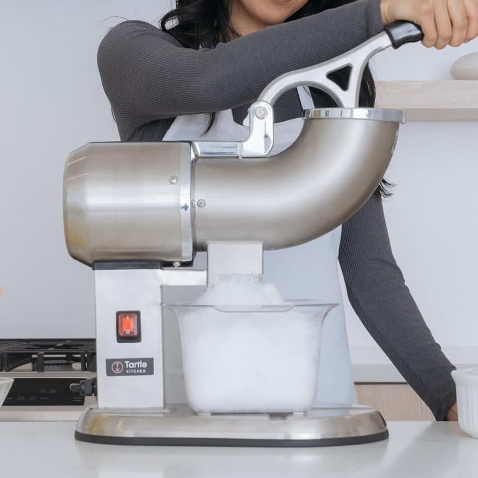 TK Electric Ice Shaver, 440 lbs/h - Stainless Steel - Commercial, ETL NSF