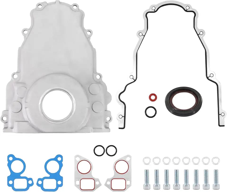 Engine Front Timing Cover Kit for GM Gen III LS1 LS6 4.8 5.3 5.7 6.0
