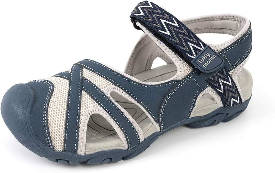 HEVA Damen Sandalen Wandern Outdoor Trekking Sportliche Wanderschuhe