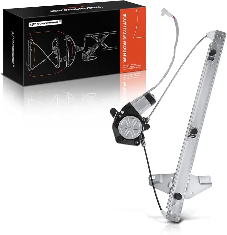 A-Premium Front Passenger Side Power Window Regulator with Motor (2-Pin)