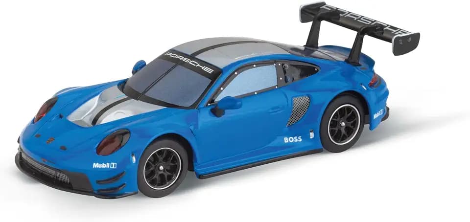 Carrera Hybrid, Porsche 911 GT3 R Roxy, Maßstab 1:50, Mit Front- und Rücklichtern, Lithium-Akku für bis zu 30 Minuten Rennaction, USB-C-Aufladung in 20 Minuten, Mobile App-Steuerung