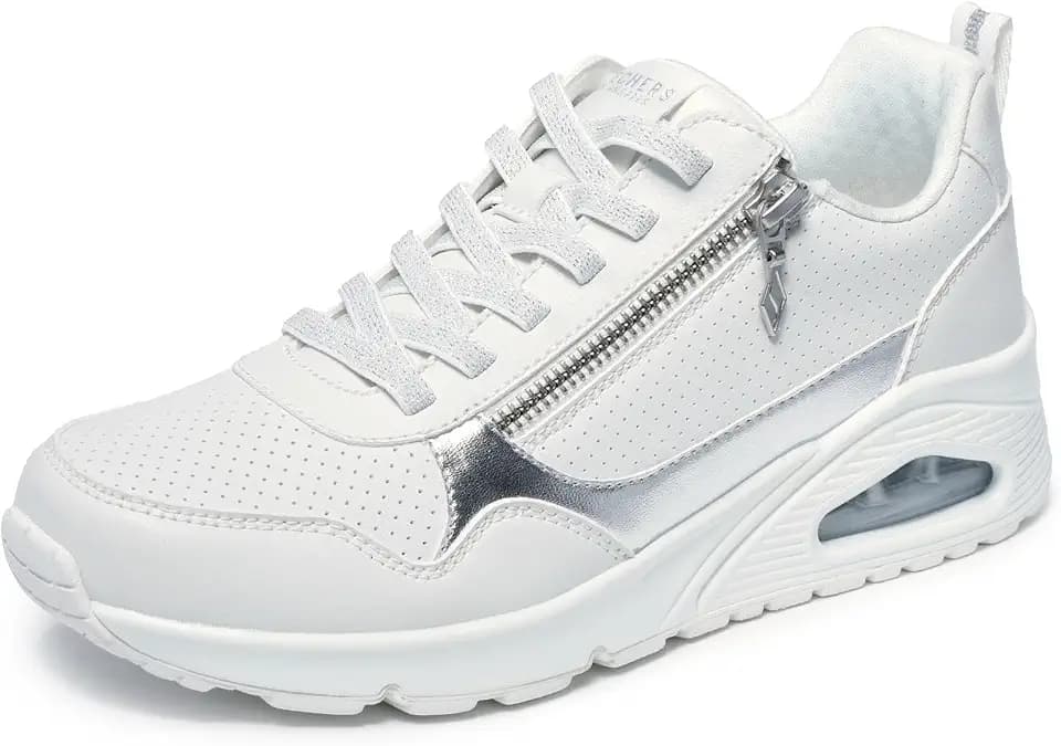 Skechers Damen UNO Metallic SlidersSneaker