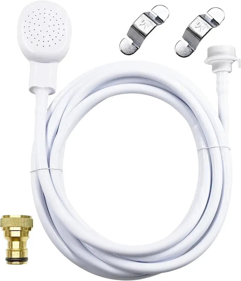 16.4FT/5M Quick-Connect Sink Spray Rubber Hose,Sink Hose Spray Attachment