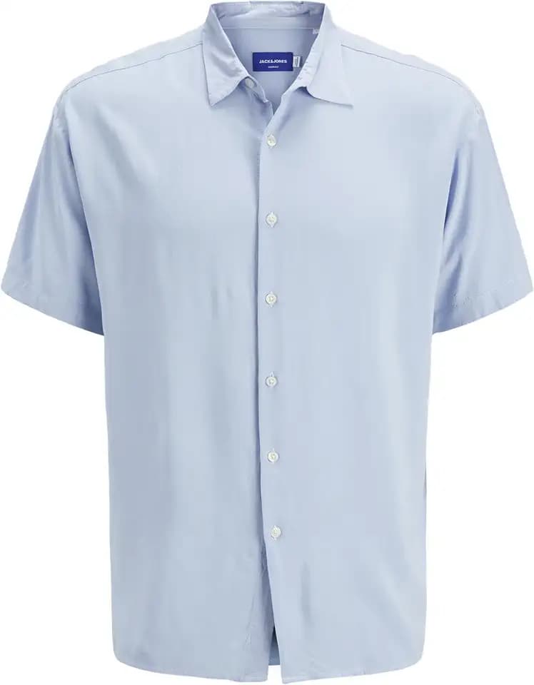 JACK & JONES Herren Jorjoshua Viscose Shirt Ss