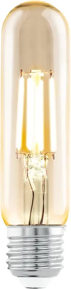 EGLO LED E27 Lampe, Amber Vintage Glühbirne in Röhrenform T32