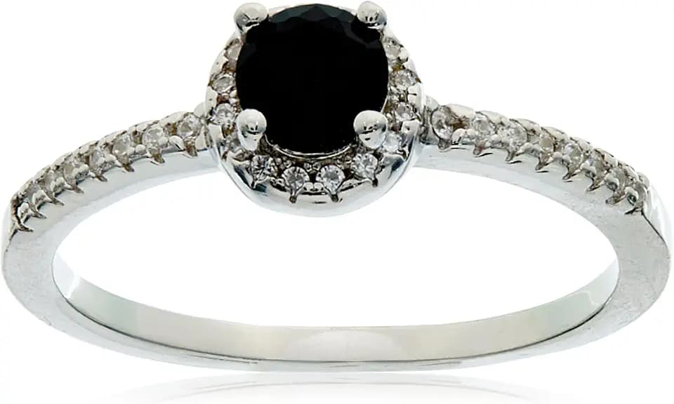 Ring Charming Silver Ring mit Zirkonen RI054WBC - Schaltung: 60 mm sBS2341-60, Estándar, Nicht-Edelmetall, Kein Edelstein