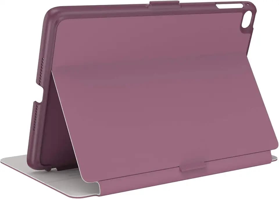 Speck Products Balance Folio Schutzhülle und Ständer für iPad mini 2021 / iPad mini 4 / iPad mini 5, Plumberry Purple/Crushed Purple/Crepe Pink