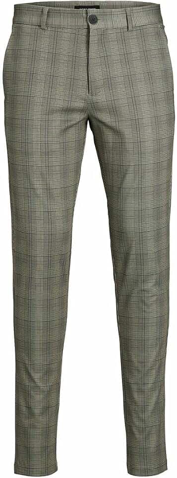 JACK & JONES Herren Pants Jpstmarco Jjphil Nor Brown Check