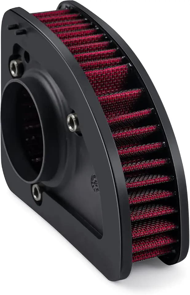 HD-1717 29400212 Engine Air Filter Fit for Harley 2017-2021 Road King Electra Glide Ultra Classic Freewheeler Street Glide Limited Powersport Replacement Air Filter (Red)