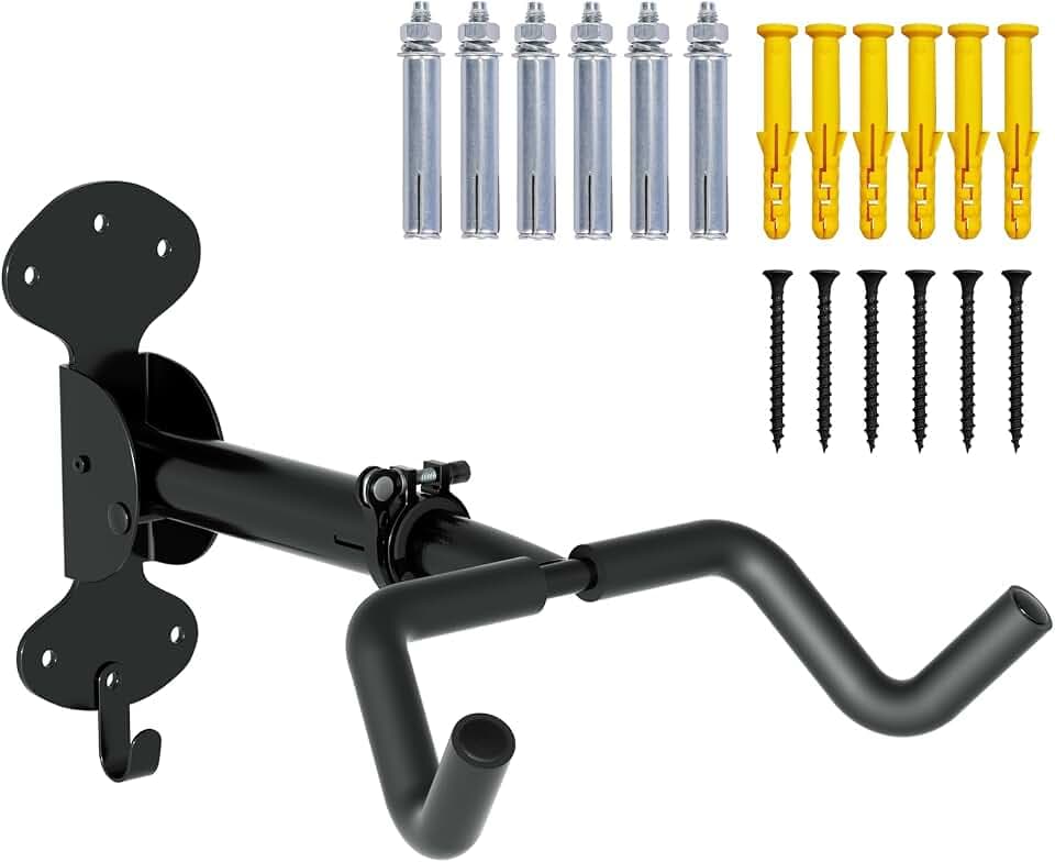 Fahrrad Wandhalterung Fahrradhalterung Wand 30kg Tragfähigkeit Ausziehbar Fahrradständer Garage Fahrrad Aufhängung Stabiles Design für Garage und Zuhause 1 Stück