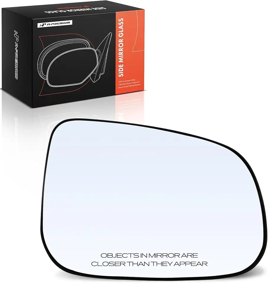 A-Premium Right Passenger Side Heated Power Mirror Glass
