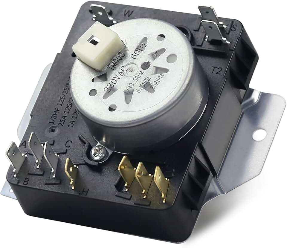 W10185982 Dryer Timer WPW10185982 Compatible with Whirlpool, Kenmore, Maytag Dryer Parts Replacement AP6016541, PS11749831,1546812,WPW10185982VP