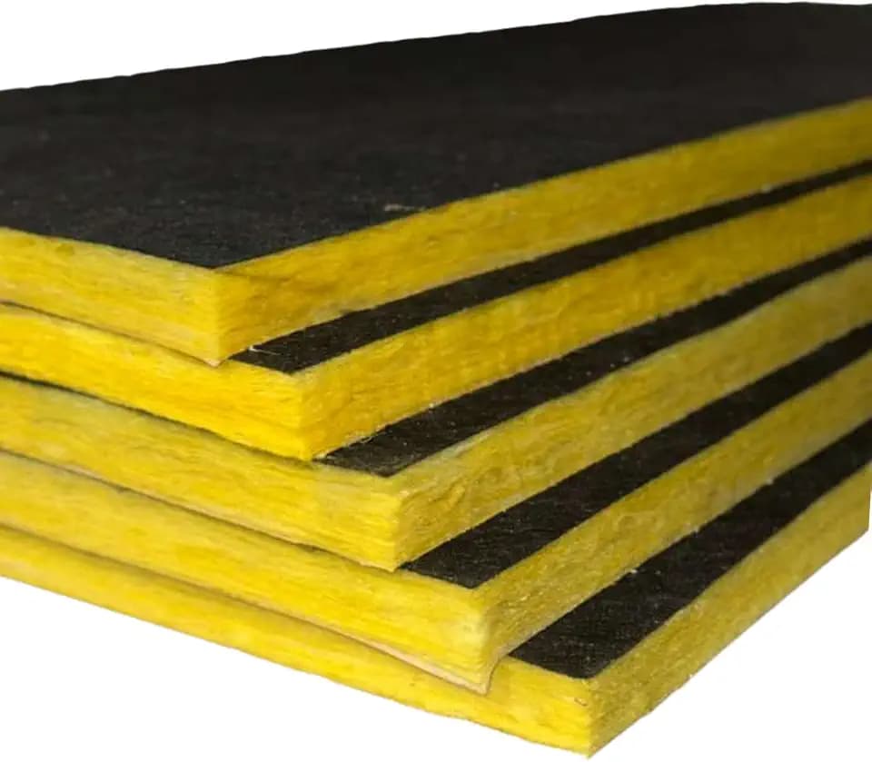 F&L Johns Manville Duct Insulation Panels – 1" to 2" Thick, 24"x24" and 24"x48" – HVAC Thermal Fiberglass Insulation for Sheet Metal Duct Systems R4, R6 & R8 Ductboard (1-1/2In x 24In x 48In)
