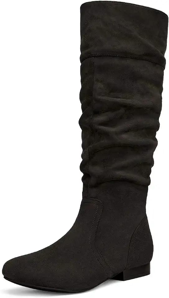 DREAM PAIRS Women's Knee High Winter Slouchy Boots