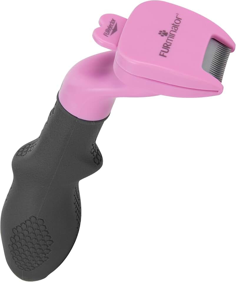 FURminator deShedding-Tool Kleintier - Kleintierbürste für Kaninchen, Nager & Co. zur Entfernung der Unterwolle - Verbessertes Design