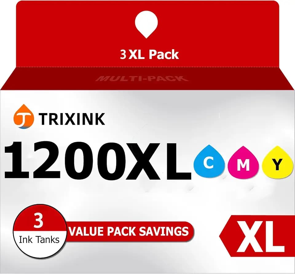 TRTRXINK 1200XL Ink Cartridges 3-Pack (Cyan Magenta Yellow) Compatible with Maxify MB2720 MB2120 Printers, PGI-1200 Color Ink Replacement (C/Y/M 3-Pack)