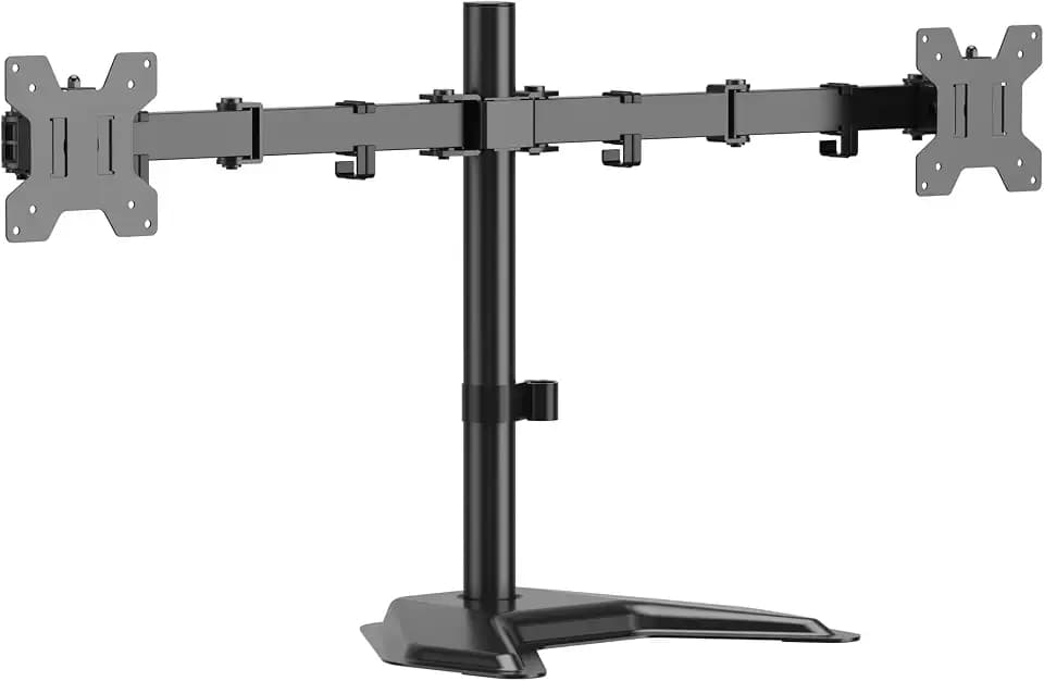 PureMounts Dual Monitorhalterung 17-32 Zoll VESA 75/100 höhenverstellbar
