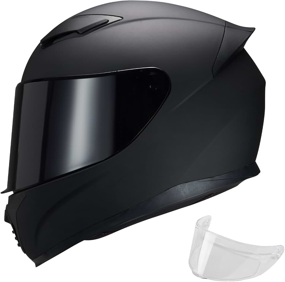 Full Face Motorcycle Helmet WS-607 DOT Approved for Adults