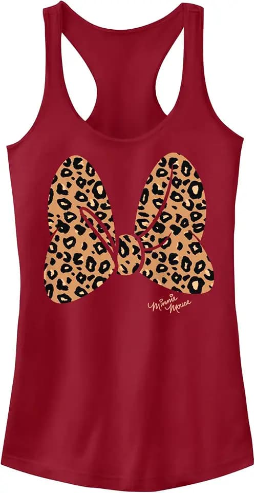Disney Womens Classic Mickey Animal Print Bow