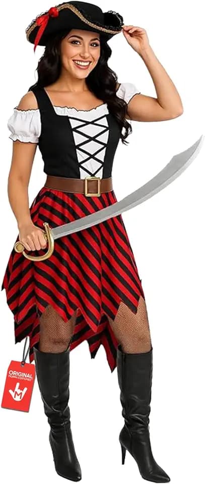 Morph Pirate Costume Women, Pirate Dress, Halloween Costumes for Women