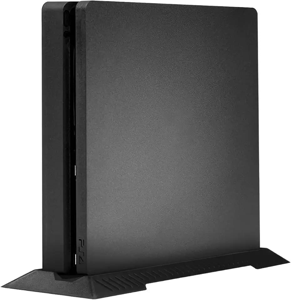 Younik Vertical Stand for P4 Slim, Built-in Cooling Vents and Non-Slip Feet Steady Base Mount for P4 Slim, Black