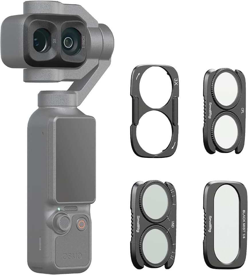 SMALLRIG Split Pocket 4P Filterkit für DJI Osmo Pocket 4P