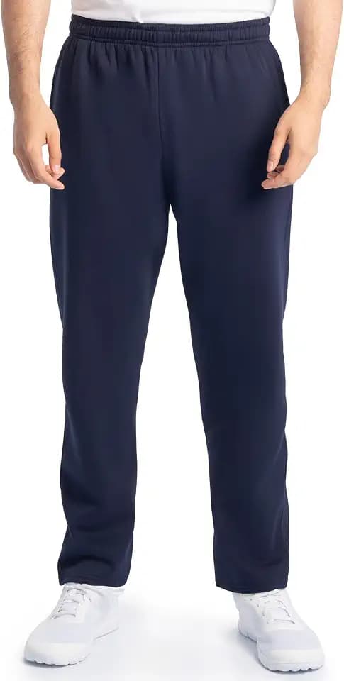 Fruit of the Loom EverSoft Fleece Open Bottom Sweatpants with Pockets