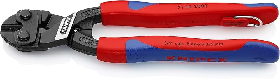 KNIPEX CoBolt Kompakt-Bolzenschneider, 200 mm, 71 02 200 T BK