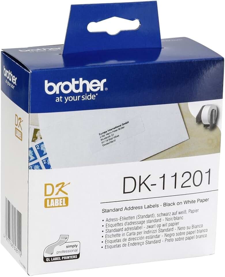 Brother Best Price Square Standard Address Label DK11201 by Brother, 29 x 90 mm