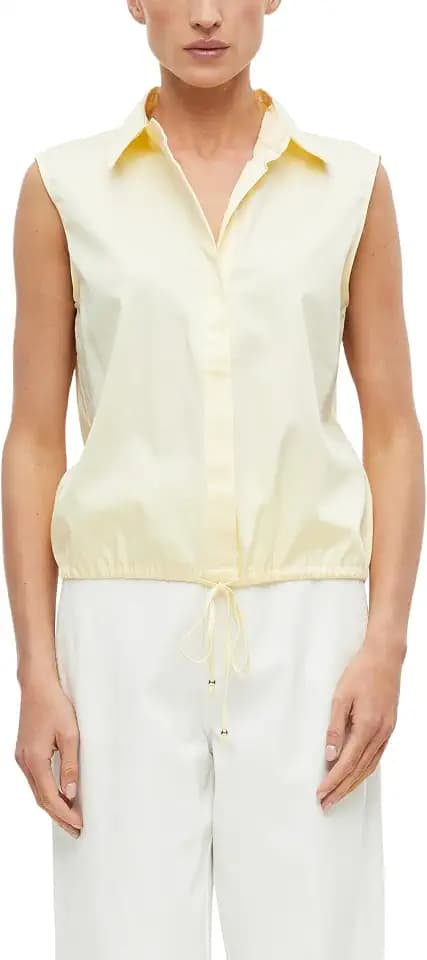s.Oliver Black Label Damen 2179017 Bluse mit Tunnelzug (1er Pack)