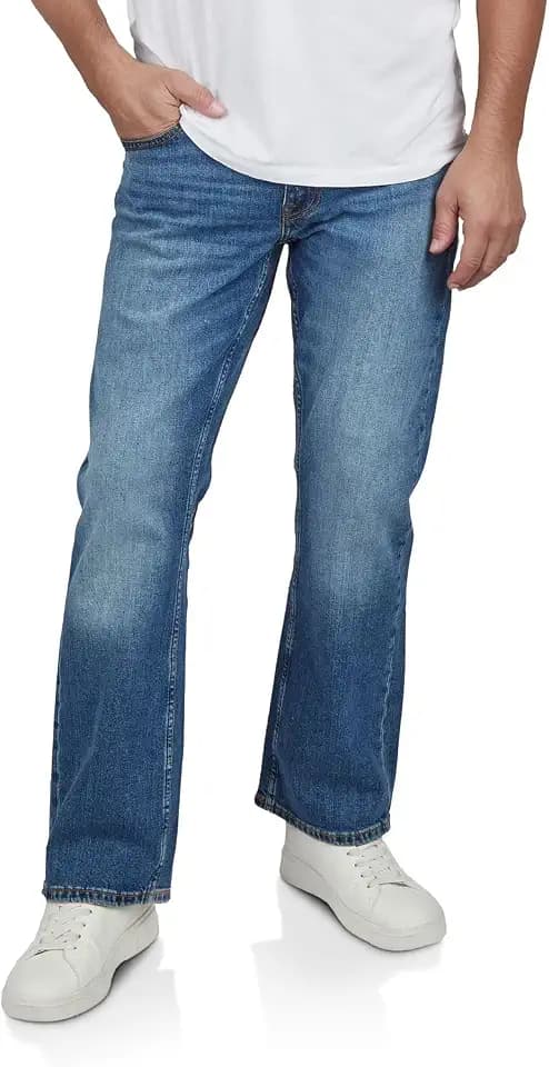 MUSTANG Jeans Herren Stretch Oregon Bootcut Jeanshose Hose Denim