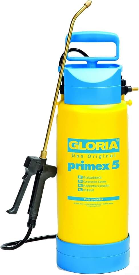GLORIA Drucksprühgerät primex 5 | Drucksprüher 5 Liter für Pflanzenpflege