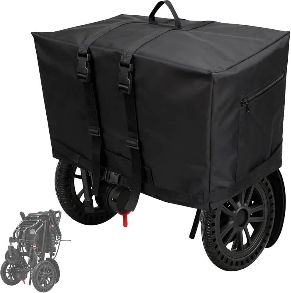Folding Electric Wheelchair Cover, Foldable Electric Wheelchair Travel Bag
