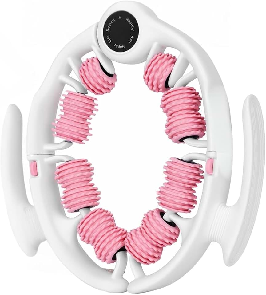 Anti Cellulite Massage Roller - Cellu Roll Massage Roller Selbstmassage Muskel Beine Gesäß Fitness Yoga (Rosa)