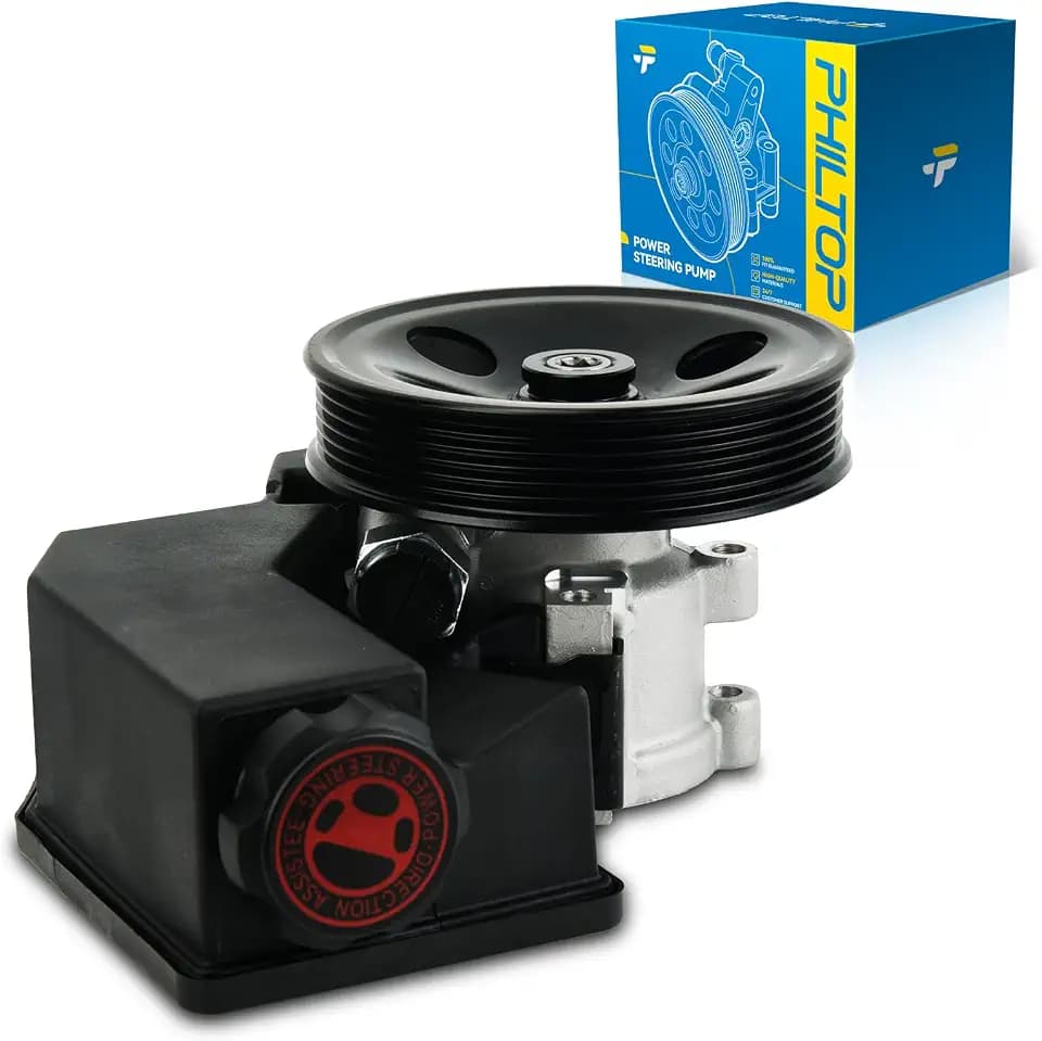 PHILTOP 9662608 Power Steering Pump for 2001-2004 Grand Cherokee 4.7L