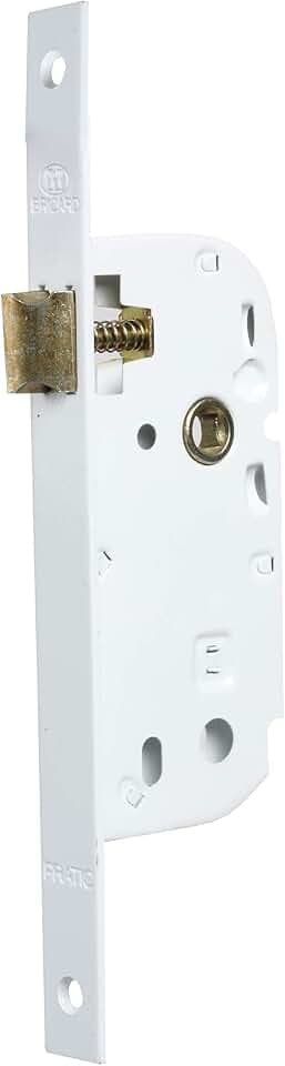 Bricard Serrure à mortaiser 2682 Unterputzschloss 40 mm für Wohnzimmer Küche Schlüssellos weiß, andere, Norme