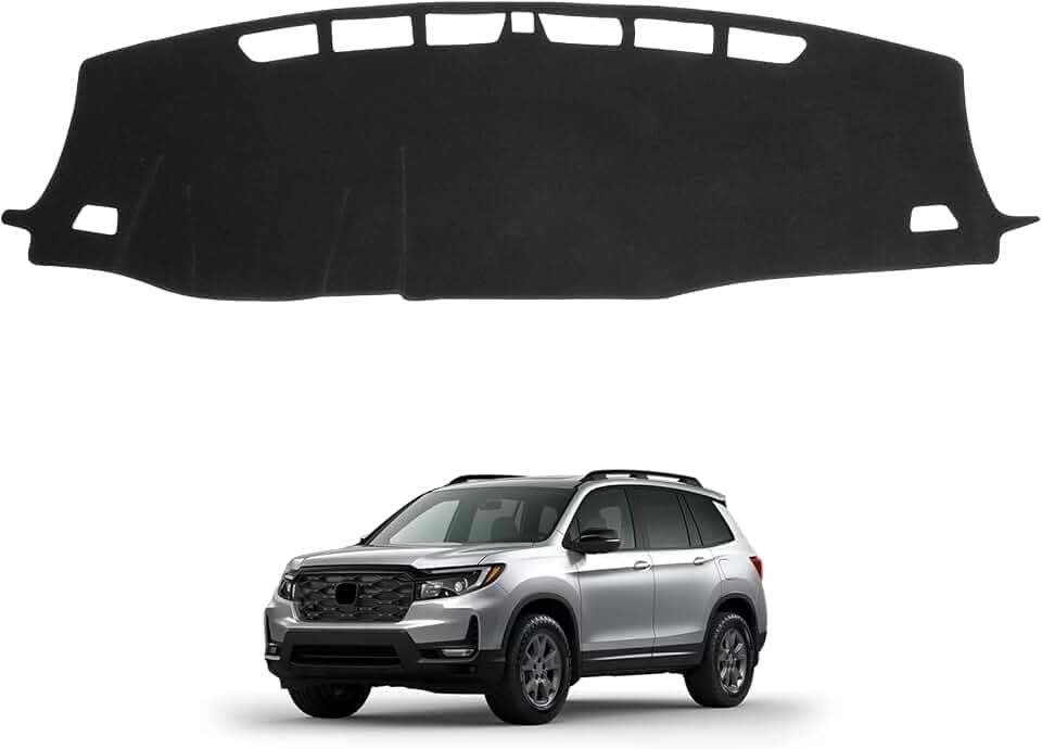Dash Cover Mat Compatible with Honda Passport 2019 2020 2021 2022 2023 2024 Dashboard Cover for Pad Custom Car Dashboard Interior Accessories Ornament