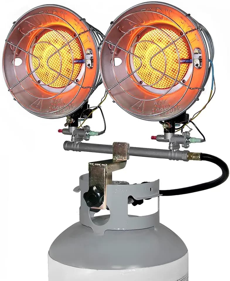 Reddy Heater Double Tank Top Propane Heater, 30000 BTUs, Outdoor - TT-30CSA