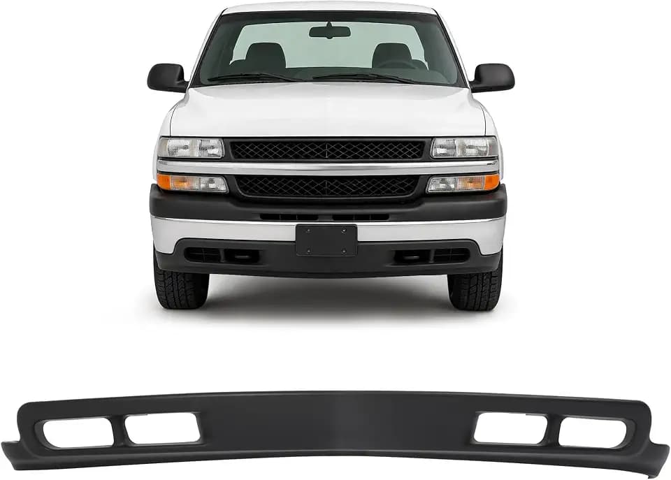 ALMULOO Front Lower Bumper Valance Air Dam Deflector