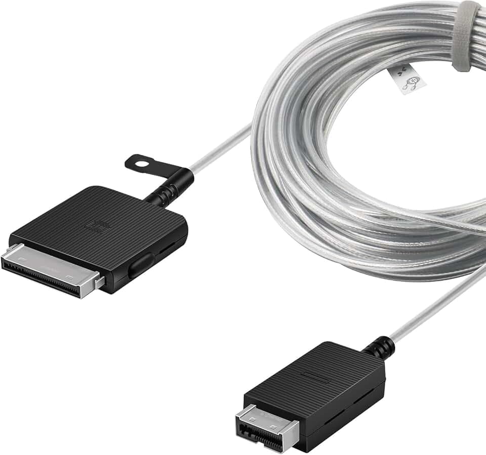 New 15m One Invisible Connection Cable VG-SOCR15/ZA Applicable for Samsung QLED 4K/The Frame TV Only, Compatible with QN75Q90RAFXZA QN65Q90RAFXZA QN65LS03RAFXZA QN55LS03RAFXZA QN55LS03BDFXZA