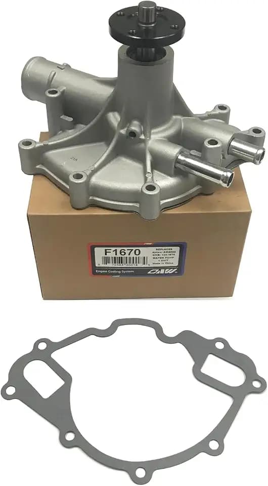OAW F1670 Water Pump for Ford 5.0L-V8 (302 CID) & 5.8L-V8 (351 CID) engine