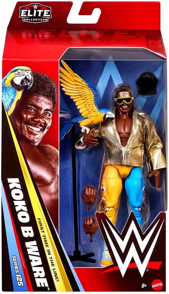 Mattel WWE Elite Koko B. Ware Action Figure & Accessories, Series #125