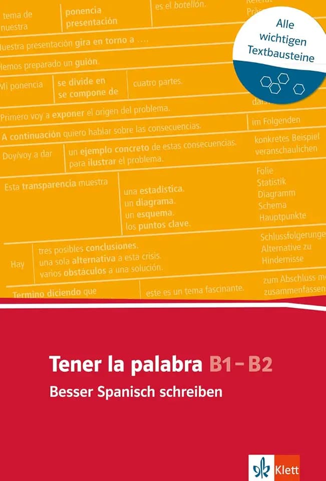Tener la palabra: Besser Spanisch schreiben: Lernwortschatz zur Textarbeit