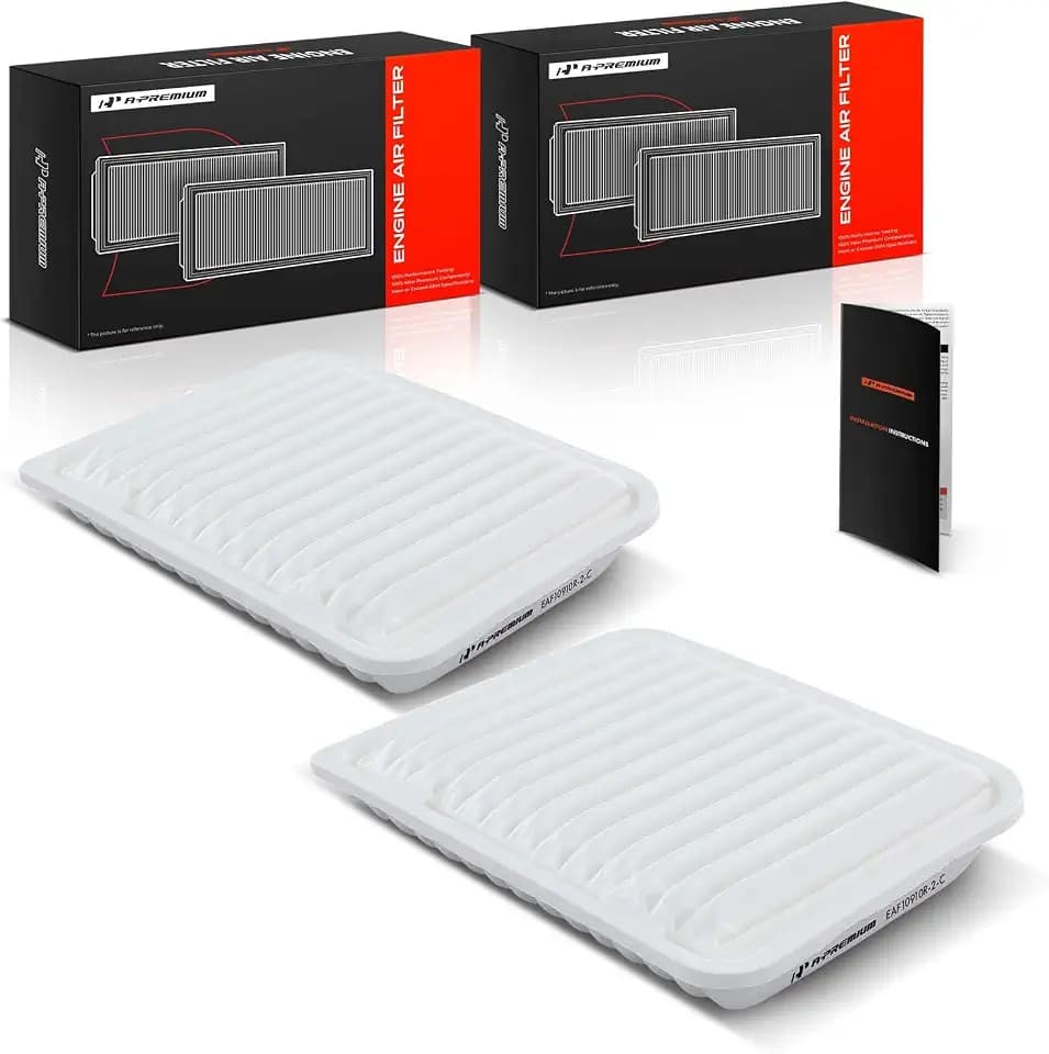 A-Premium 2-PC Engine Air Filter Compatible with Mitsubishi