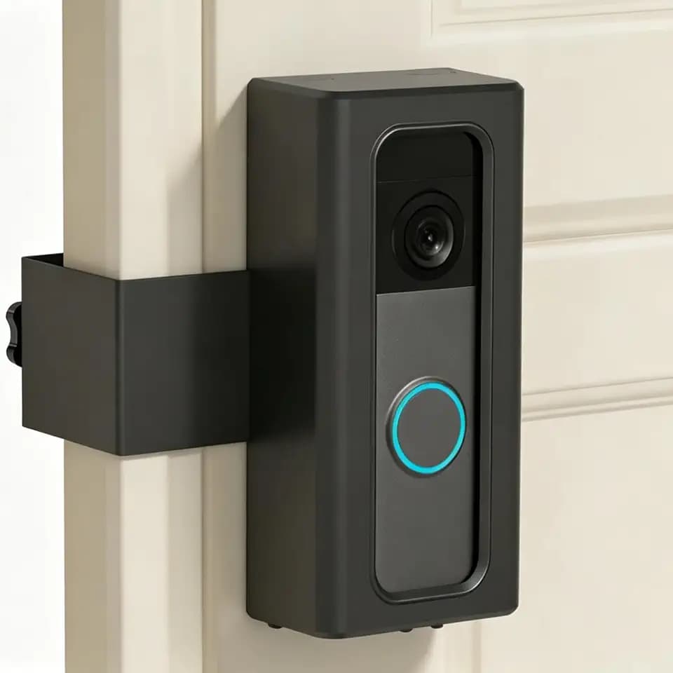 Anti-Theft Doorbell Mount Compatible with 2026 Ring Battery Doorbell, Plus & Pro, No Drill Security Bracket for Home Apartment