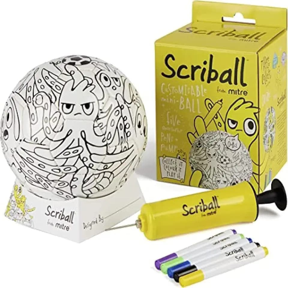 Mitre Scriball Ooodles Mini-Fußball für alle Gelegenheiten, personalisierbar