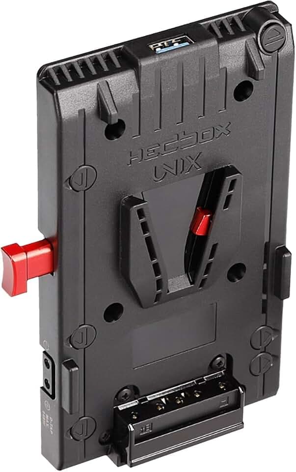 Unix II - V-Mount Akkuplatte mit USB 5V/2.1A und 3X D-Tap 14.8V/148W Ausgang Anschlüssen - Mark II