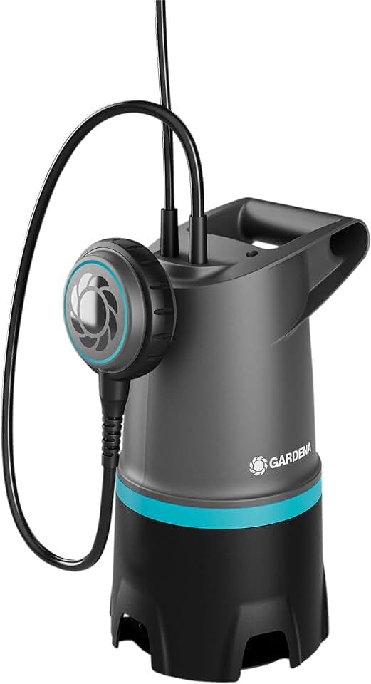 GARDENA Schmutzwasser-Tauchpumpe 20000 BASIC, 20.000 l/h, mit Schwimmschalter (09017-47)