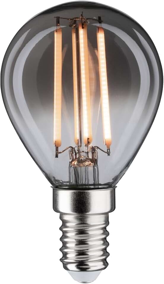 Paulmann 28863 LED Lampe 1879 Tropfen Goldlicht 170lm 4 Watt dimmbar Rauchglas Vintage 1800 K E14 Leuchtmittel